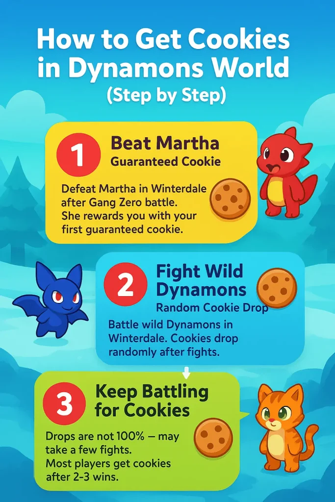 how to get three cookies in dynamons world (2)  